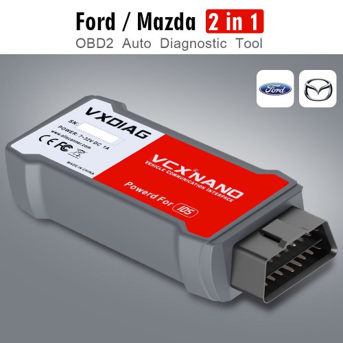 VXDIAG VCX NANO for Ford IDS V129 Mazda IDS V129 Support Cars Till 2022