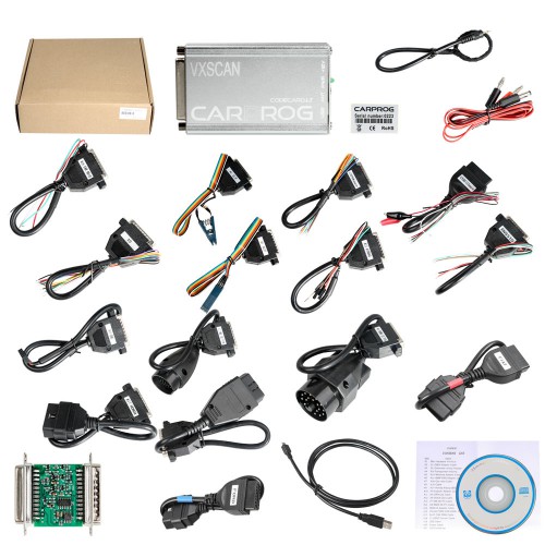VSCAN Carprog Full V9.31 with all softwares and 21 Adapters【Buy SE53-1 instead】