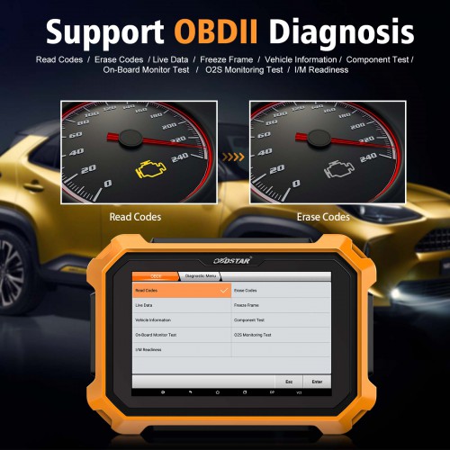 OBDSTAR X300 DP Plus C Package Full Configuration Support Airbag Reset Get Free P004 Kit & FCA 12+8 Adapter & Toyota-30 Cable