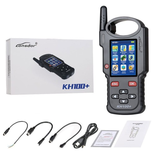Full Featured 2023 Lonsdor KH100+ Key Remote Programmer with Toyota AKL Online Calculation 1 Year Activation