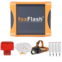 2023 Original FoxFlash Super ECU TCU Clone and Chiptuning Tool Master Version Send Free Damos/Adapter/ECU Cover Extractor/Headlamp/Golves