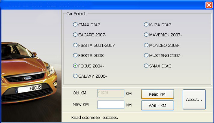 KM Tool (CAN BUS) V2.0 for Ford Odometer Tool 2